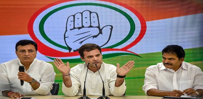 Rahul Gandhi announces the NYAY scheme for 20% of the poorest/PTI Rahul Gandhi announces the NYAY scheme for 20% of the poorest/PTI