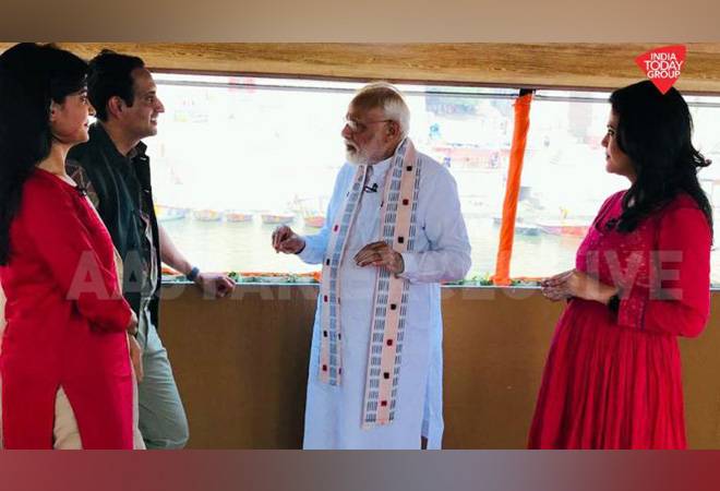 PM Modi exclusive interview with India Today TV and Aaj Tak PM Modi exclusive interview with India Today TV and Aaj Tak