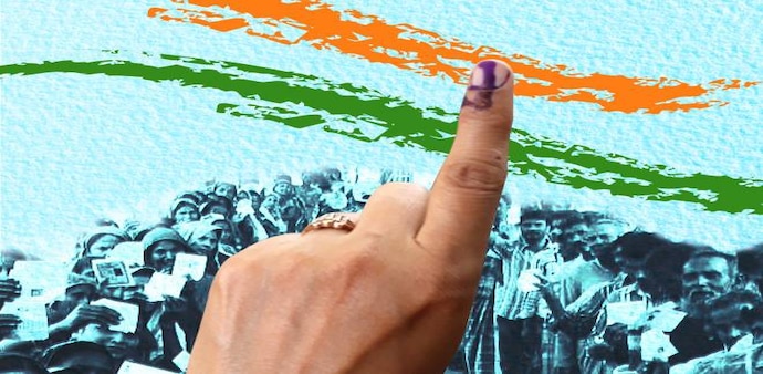 Lok Sabha polls 2019: Despite a huge security concern, 54.4 per cent voting was recorded in Jammu and Kashmir's two Parliamentary constituencies. Lok Sabha polls 2019: Despite a huge security concern, 54.4 per cent voting was recorded in Jammu and Kashmir's two Parliamentary constituencies.