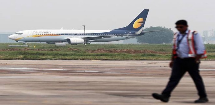 Jet Airways is at present under the management control of SBI-led consortium of lenders after the approval of a debt-rejig plan last month. Jet Airways is at present under the management control of SBI-led consortium of lenders after the approval of a debt-rejig plan last month.