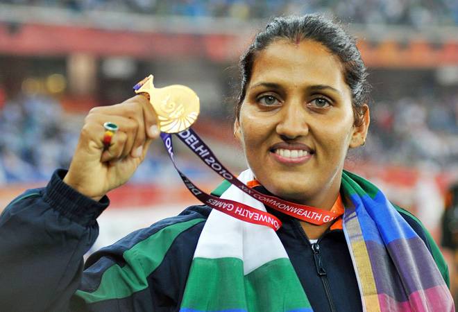 Krishna Poonia, a three-time Olympic participant, is the MLA from the Sadulpur constituency in Rajasthan. Krishna Poonia, a three-time Olympic participant, is the MLA from the Sadulpur constituency in Rajasthan.