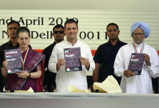 Soon after unveiling its manifesto in the run up to Lok Sabha elections 2019, Congress party's website crashed owing to high traffic on its network. Soon after unveiling its manifesto in the run up to Lok Sabha elections 2019, Congress party's website crashed owing to high traffic on its network.