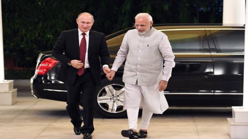 Russia honours PM Modi with highest civilian award Russia honours PM Modi with highest civilian award