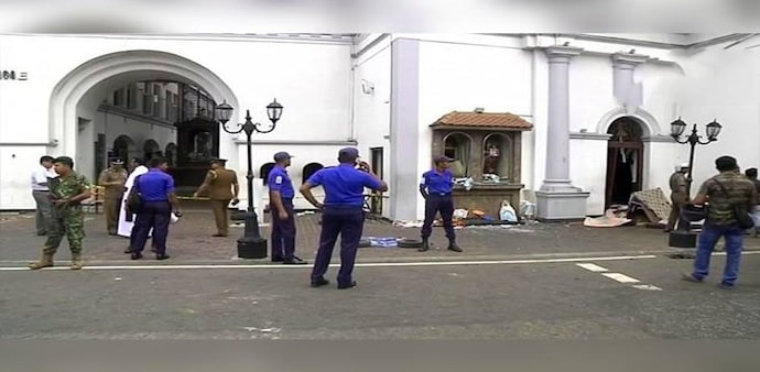 Two more blast rocked Sri Lanka's capital Colombo hours after a series of six explosions across the country. Photo credit: ANI Two more blast rocked Sri Lanka's capital Colombo hours after a series of six explosions across the country. Photo credit: ANI