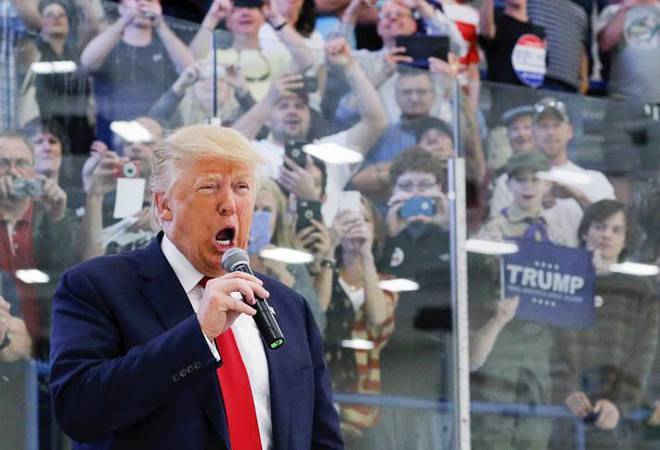 'I got a call from Prime Minister Modi of India. They're one of the highest taxing nations in the world. They taxed us 100%,' said Trump. 'I got a call from Prime Minister Modi of India. They're one of the highest taxing nations in the world. They taxed us 100%,' said Trump.