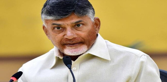 N Chandrababu Naidu resigned from his post following the TDP's loss N Chandrababu Naidu resigned from his post following the TDP's loss