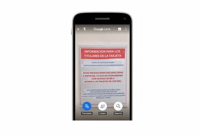 Google has integrated the Lens to its search app for entry-level smartphones. Google has integrated the Lens to its search app for entry-level smartphones.