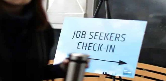 India's net job creation has fallen by nearly half India's net job creation has fallen by nearly half