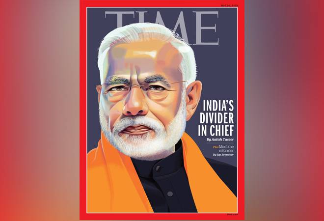 PM Modi on TIME magazine's latest cover. PM Modi on TIME magazine's latest cover.