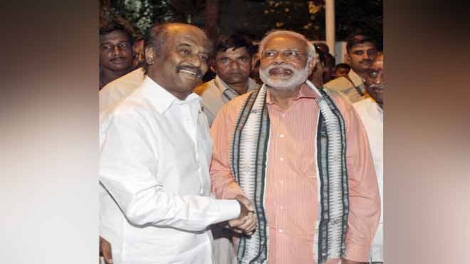 Rajinikanth, who is belived to be a BJP supporter, had met PM Modi on more than one occasion, including his Chennai residence Rajinikanth, who is belived to be a BJP supporter, had met PM Modi on more than one occasion, including his Chennai residence