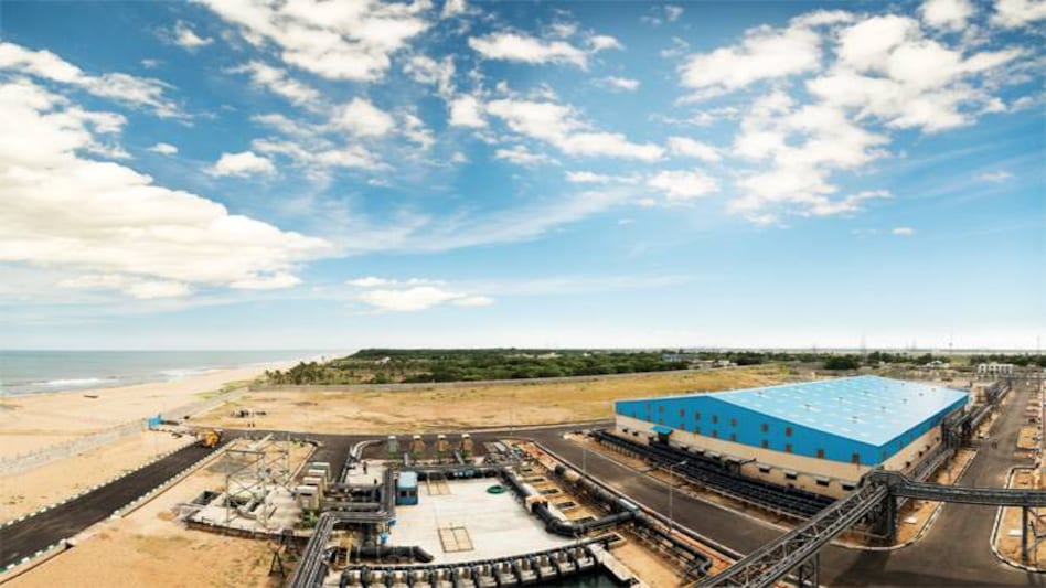 The Nemmeli desalination plant, located 50 km from Chennai, supplies 100 million litres of potable water to the city in a day. The Nemmeli desalination plant, located 50 km from Chennai, supplies 100 million litres of potable water to the city in a day.