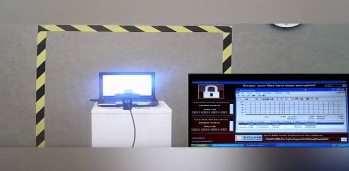 This laptop, turned art, is filled with some of the worst malware known to man This laptop, turned art, is filled with some of the worst malware known to man