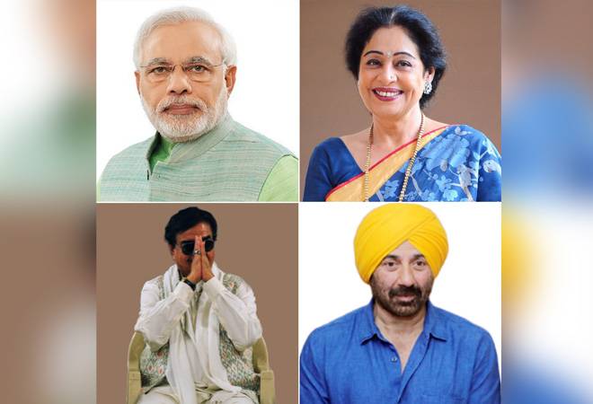 Bollywood stars with BJP ticket register wins, Urmila Matondkar, Shatrughan Sinha set to lose Bollywood stars with BJP ticket register wins, Urmila Matondkar, Shatrughan Sinha set to lose