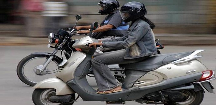 The district administration has also warned of legal action including suspension of driving license for not wearing a helmet The district administration has also warned of legal action including suspension of driving license for not wearing a helmet