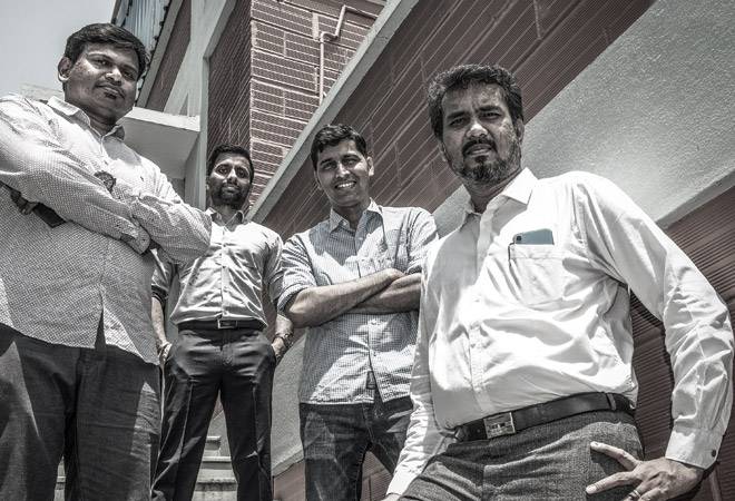 Co-founders (from left): Vijay Krishna, Mohamed Mohideen, Abilash Haridass, Sundeep Donthamshetty / Photograph by AR Sumanth Co-founders (from left): Vijay Krishna, Mohamed Mohideen, Abilash Haridass, Sundeep Donthamshetty / Photograph by AR Sumanth
