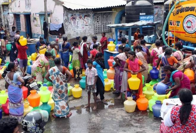 Chennai is one of 21 cities that a government think-tank warned last year could run out of ground water by 2020. Chennai is one of 21 cities that a government think-tank warned last year could run out of ground water by 2020.