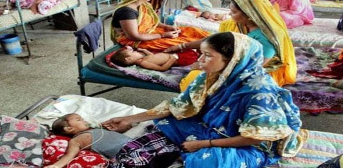 More than 110 children in India, most from poor rural families, have died this month from encephalitis. More than 110 children in India, most from poor rural families, have died this month from encephalitis.