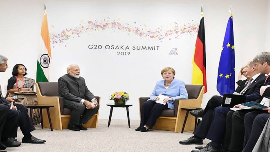 G-20 Summit 2019: PM Modi meets Angela Merkel, discusses ways to deepen Indo-German ties G-20 Summit 2019: PM Modi meets Angela Merkel, discusses ways to deepen Indo-German ties