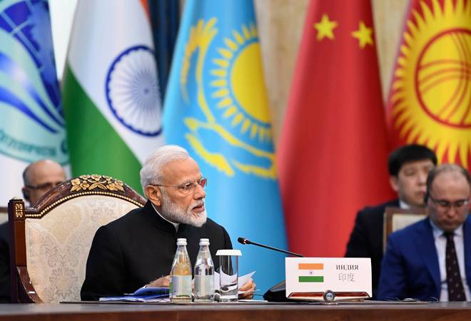 India is committed to make favourable environment for the economic cooperation between the SCO member countries, PM Modi said in his address at the SCO Summit. Photo credit: PTI India is committed to make favourable environment for the economic cooperation between the SCO member countries, PM Modi said in his address at the SCO Summit. Photo credit: PTI