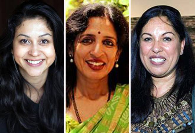 (From Lef to right): Neha Narkhede, Jayshree Ullal and Neerja Sethi. (From Lef to right): Neha Narkhede, Jayshree Ullal and Neerja Sethi.