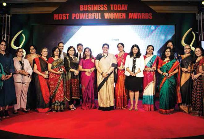 Most Powerful Women award winners with the Minister of Textiles, Smriti Zubin Irani (centre), India Todayâs Group Editorial Director (Publishing), Raj Chengappa, and Business Todayâs Editor, Prosenjit Datta Most Powerful Women award winners with the Minister of Textiles, Smriti Zubin Irani (centre), India Todayâs Group Editorial Director (Publishing), Raj Chengappa, and Business Todayâs Editor, Prosenjit Datta