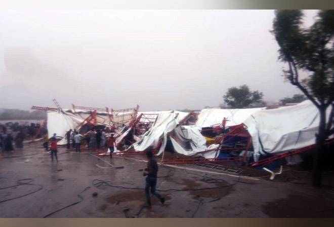14 dead, several injured after 'pandaal' collapses due to heavy storm in Rajasthan