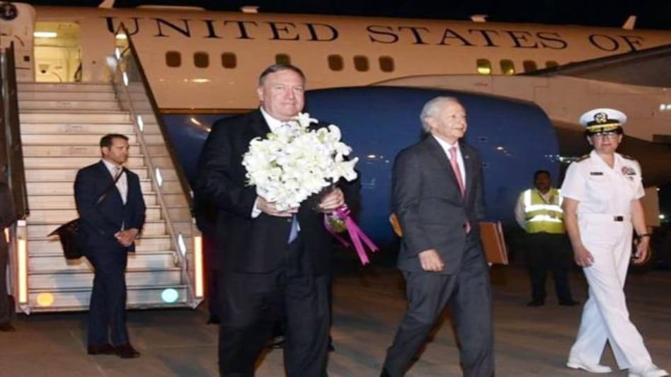 US Secretary of State, Mike Pompeo will meet Prime Minister Narendra Modi & External Affairs Minister (EAM) S Jaishankar in Delhi Wednesday. US Secretary of State, Mike Pompeo will meet Prime Minister Narendra Modi & External Affairs Minister (EAM) S Jaishankar in Delhi Wednesday.