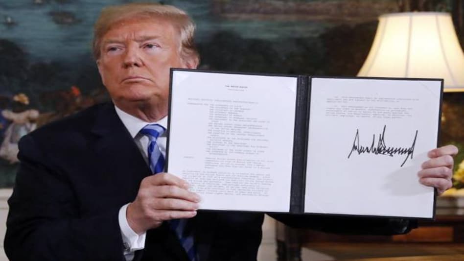 Donald Trump says military action against Iran still 'on the table' Donald Trump says military action against Iran still 'on the table'