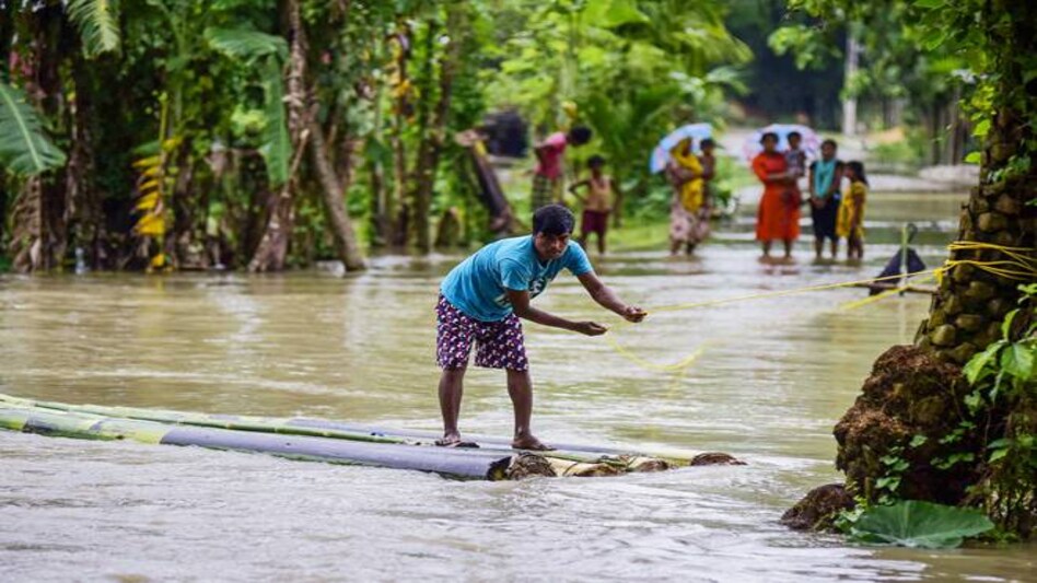 Assam floods: More than 8 lakh people affected from the monsoon floods Assam floods: More than 8 lakh people affected from the monsoon floods