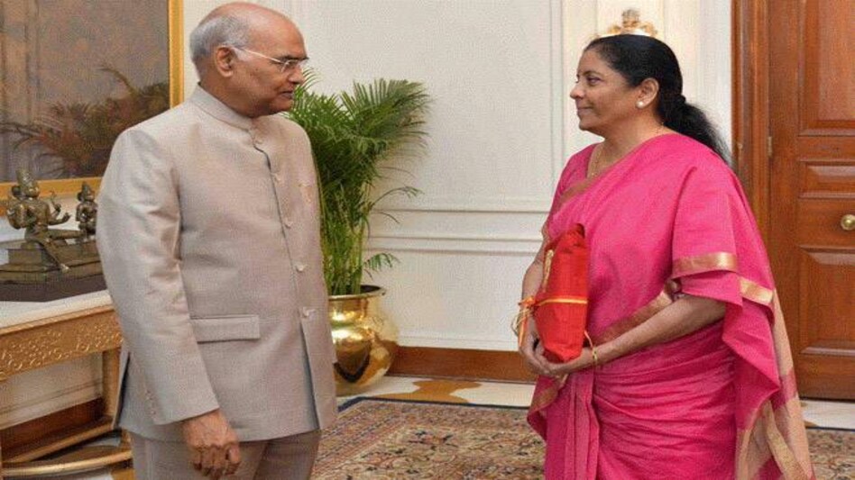 Union Budget 2019: Finance Minister Nirmala Sitharaman called on President Ram Nath Kovind before presenting Union Budget 2019 Friday. Union Budget 2019: Finance Minister Nirmala Sitharaman called on President Ram Nath Kovind before presenting Union Budget 2019 Friday.