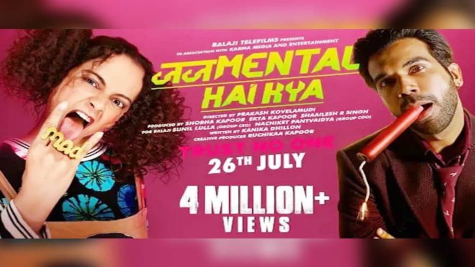 Judgementall Hai Kya box office collection: Before this, Rao and Kangana were together seen in superhit film Queen. Judgementall Hai Kya box office collection: Before this, Rao and Kangana were together seen in superhit film Queen.