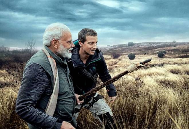 PM Modi and Bear Grylls in Man vs Wild PM Modi and Bear Grylls in Man vs Wild