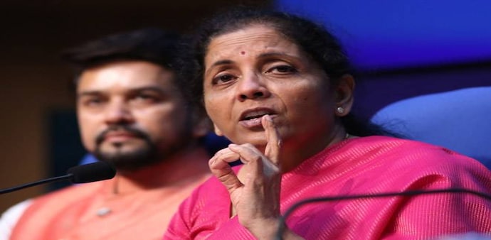 Union Budget 2019: With little room to manoeuvre, FM Nirmala Sitharaman may have taken more than it has given. Photo credit: IANS Union Budget 2019: With little room to manoeuvre, FM Nirmala Sitharaman may have taken more than it has given. Photo credit: IANS