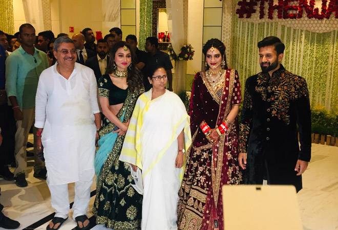 Mamata Banerjee, Mimi Chakraborty attend Nusrat Jahan's wedding reception