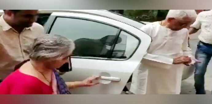 Union Budget 2019: Finance Minister Nirmala Sitharaman's parents reached parliament Friday ahead of her maiden budget speech in the lower house. Union Budget 2019: Finance Minister Nirmala Sitharaman's parents reached parliament Friday ahead of her maiden budget speech in the lower house.