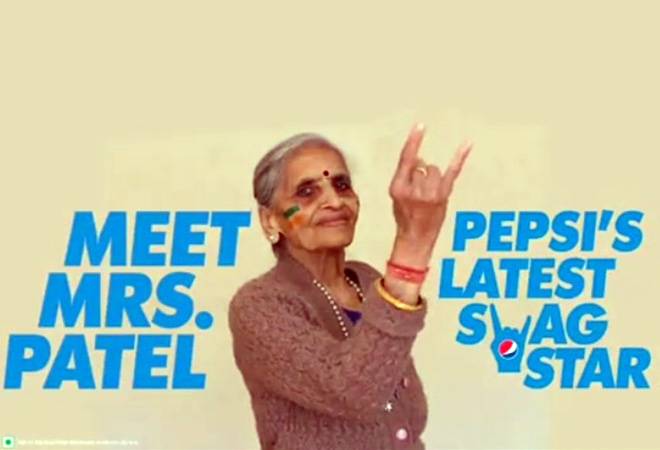 Pepsi ropes in 87-year-old Charulata Patel as 'swag star' in new ad campaign