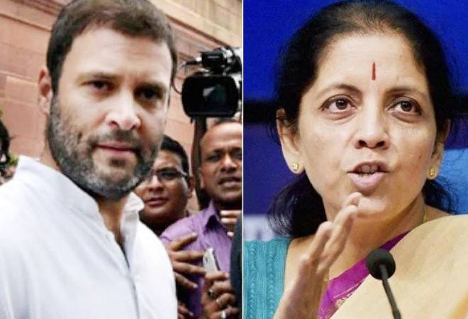 Union Budget 2019: Rahul Gandhi, Sonia Gandhi listen quietly to Nirmala Sitharaman's budget speech