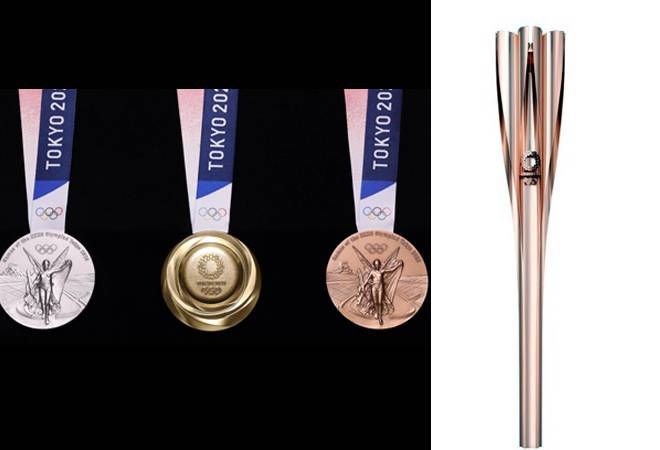 Tokyo 2020 Olympics: Both Torch and medals are made up of recycled material Tokyo 2020 Olympics: Both Torch and medals are made up of recycled material