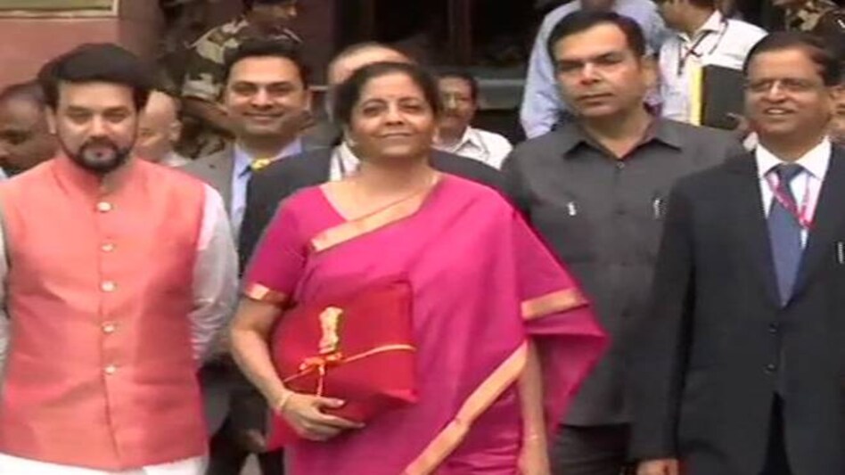 Union Budget 2019: The picture with this unique red bag immediately went viral on social media. Union Budget 2019: The picture with this unique red bag immediately went viral on social media.