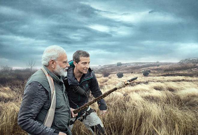 PM Modi and Bear Grylls in Man vs Wild PM Modi and Bear Grylls in Man vs Wild