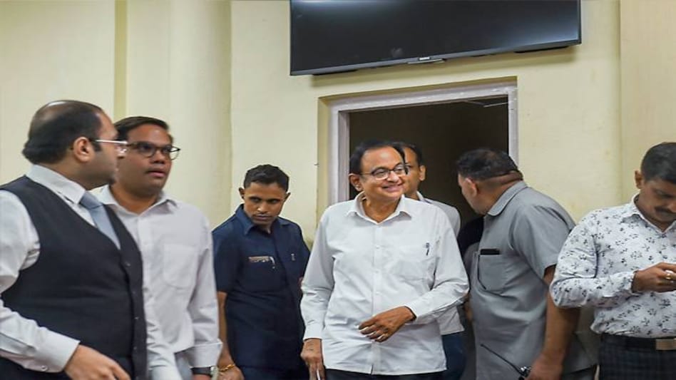 Shortly before his arrest, P Chidambaram walked into Congress headquarters with a smile on his face. There he addressed the media regarding the charges levelled against him in the INX Media case. Photo credit: PTI Shortly before his arrest, P Chidambaram walked into Congress headquarters with a smile on his face. There he addressed the media regarding the charges levelled against him in the INX Media case. Photo credit: PTI