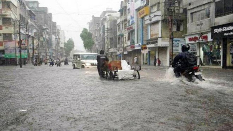 Vadodara rains: Heavy showers lashed Gujarat's Vadodara city Wednesday with the city receiving a staggering 442 mm rainfall in just 12 hours. Vadodara rains: Heavy showers lashed Gujarat's Vadodara city Wednesday with the city receiving a staggering 442 mm rainfall in just 12 hours.