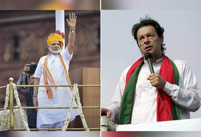 Prime Minister Narendra Modi and Pak PM Imran Khan Prime Minister Narendra Modi and Pak PM Imran Khan
