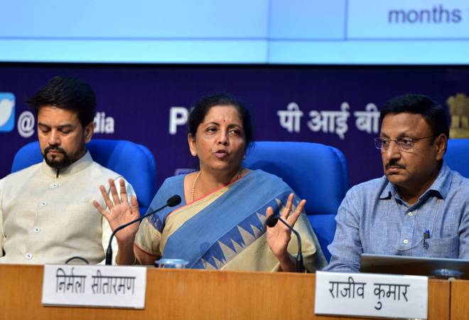FM Sitharaman announces immediate bank recapitalisation of Rs 70,000 crore