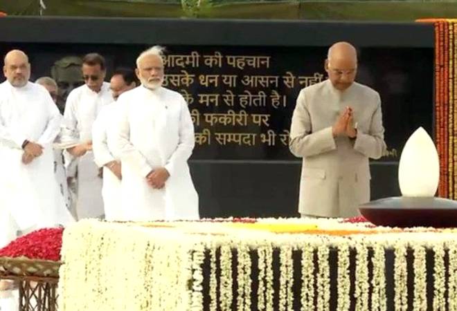 President Kovind, PM Modi pay homage to Atal Bihari Vajpayee on his first death anniversay