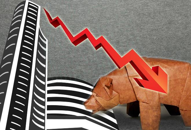While Sensex fell 866 points to an intra day low of 36,466, Nifty breached 11,000 on the downside to hit 10,772, a fall of 251 points intraday. While Sensex fell 866 points to an intra day low of 36,466, Nifty breached 11,000 on the downside to hit 10,772, a fall of 251 points intraday.