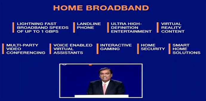 Mukesh Ambani's Reliance JioFiber to launch on September 5 Mukesh Ambani's Reliance JioFiber to launch on September 5