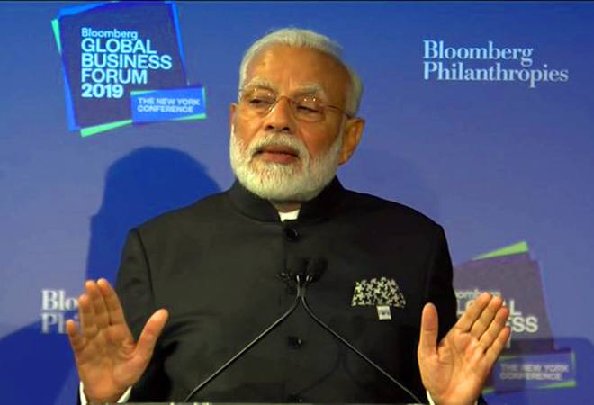 PM Modi delivers keynote speech at Bloomberg Global Business Forum PM Modi delivers keynote speech at Bloomberg Global Business Forum