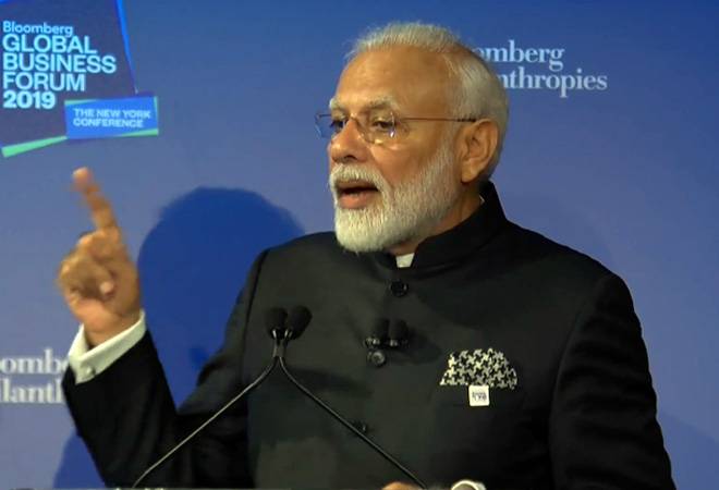 PM Modi delivers keynote speech at Bloomberg Global Business Forum PM Modi delivers keynote speech at Bloomberg Global Business Forum