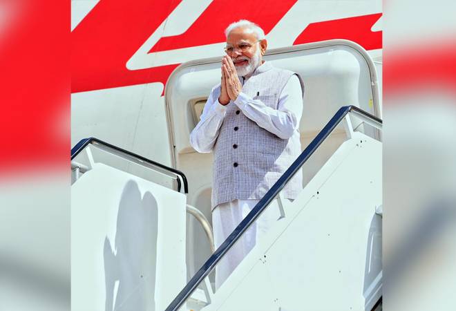 Prime Minister Narendra Modi arrived in Houston on Saturday Prime Minister Narendra Modi arrived in Houston on Saturday